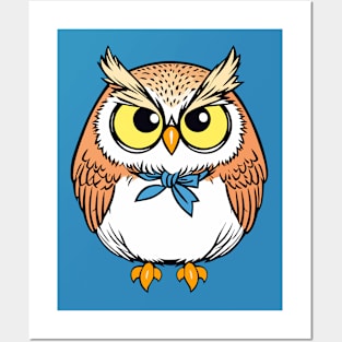 The Little Angry Owl Posters and Art